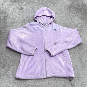 Denali Soft Fleece Hoodie Jacket Womens Small Purple Full Zip Outdoor Hiking